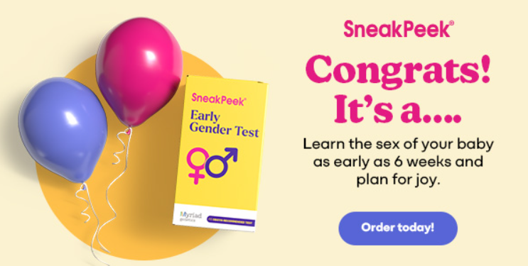 Congrats! It’s a… Order today!